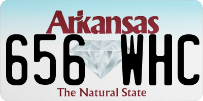AR license plate 656WHC