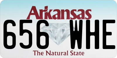 AR license plate 656WHE