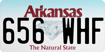 AR license plate 656WHF