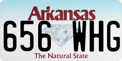 AR license plate 656WHG