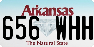 AR license plate 656WHH