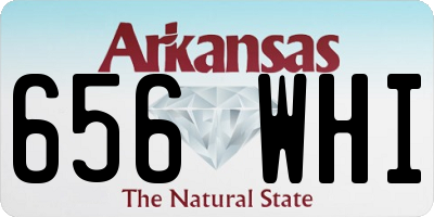 AR license plate 656WHI