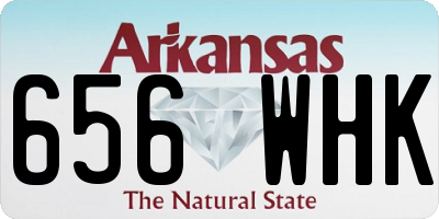 AR license plate 656WHK