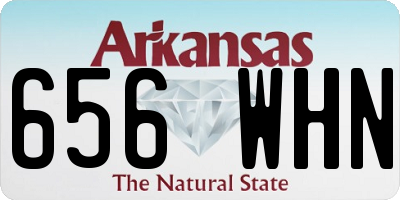 AR license plate 656WHN