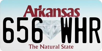 AR license plate 656WHR