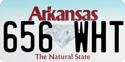 AR license plate 656WHT