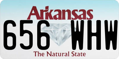 AR license plate 656WHW
