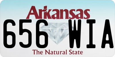 AR license plate 656WIA
