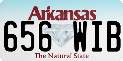 AR license plate 656WIB