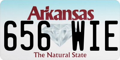 AR license plate 656WIE