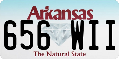 AR license plate 656WII
