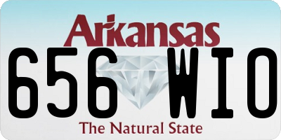 AR license plate 656WIO