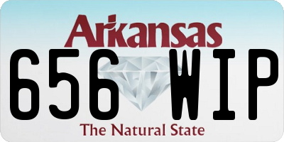 AR license plate 656WIP