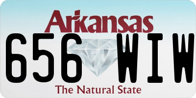 AR license plate 656WIW
