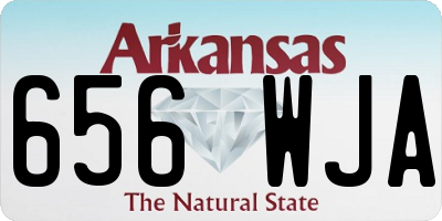 AR license plate 656WJA