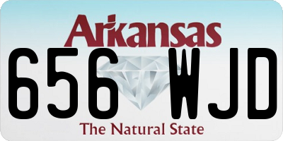 AR license plate 656WJD