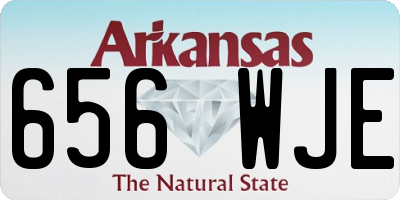 AR license plate 656WJE
