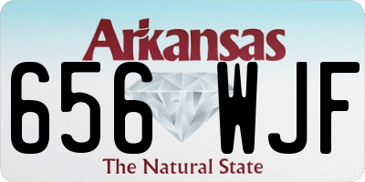 AR license plate 656WJF