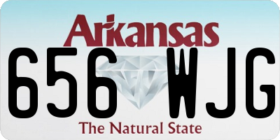 AR license plate 656WJG