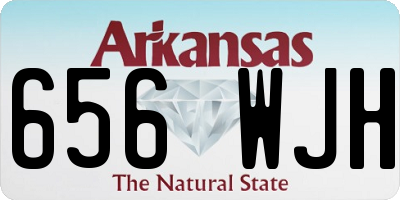 AR license plate 656WJH