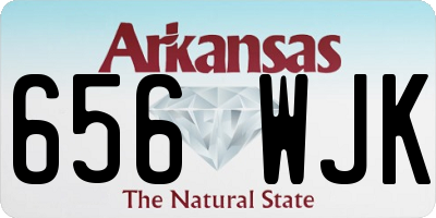 AR license plate 656WJK