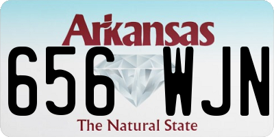 AR license plate 656WJN