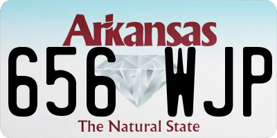 AR license plate 656WJP