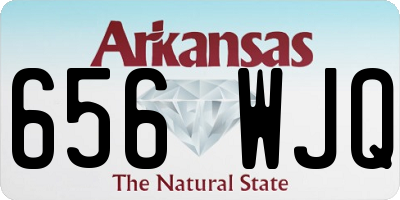 AR license plate 656WJQ