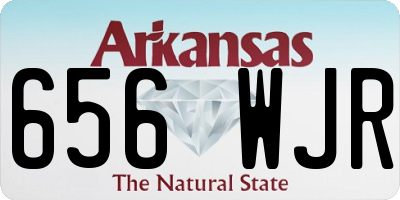 AR license plate 656WJR