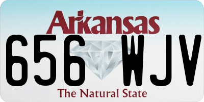 AR license plate 656WJV