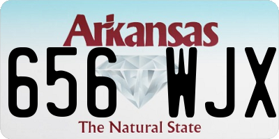 AR license plate 656WJX