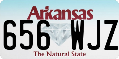 AR license plate 656WJZ