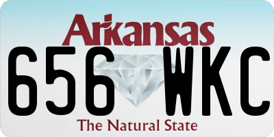 AR license plate 656WKC