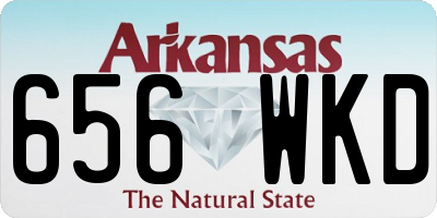 AR license plate 656WKD