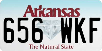 AR license plate 656WKF