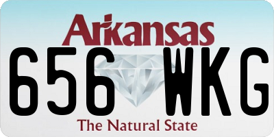 AR license plate 656WKG