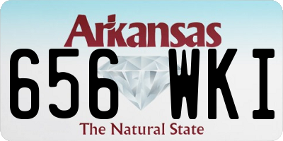 AR license plate 656WKI