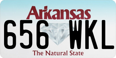 AR license plate 656WKL