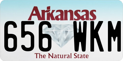 AR license plate 656WKM