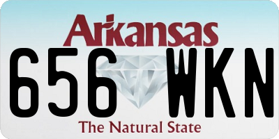 AR license plate 656WKN