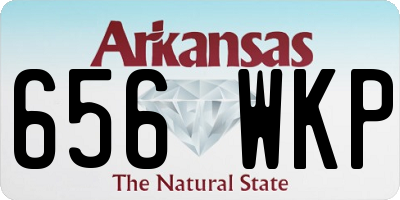 AR license plate 656WKP