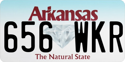 AR license plate 656WKR