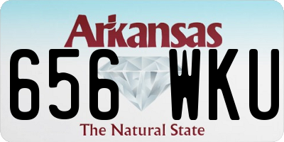 AR license plate 656WKU