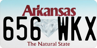 AR license plate 656WKX