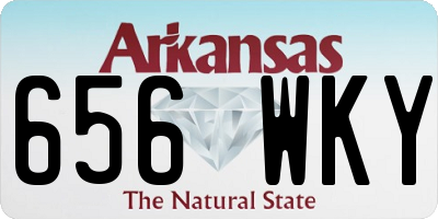 AR license plate 656WKY