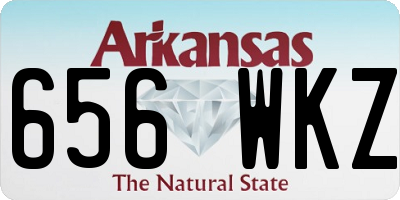 AR license plate 656WKZ