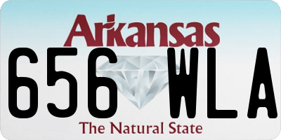 AR license plate 656WLA