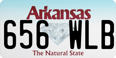 AR license plate 656WLB