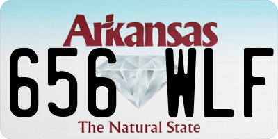 AR license plate 656WLF