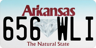 AR license plate 656WLI